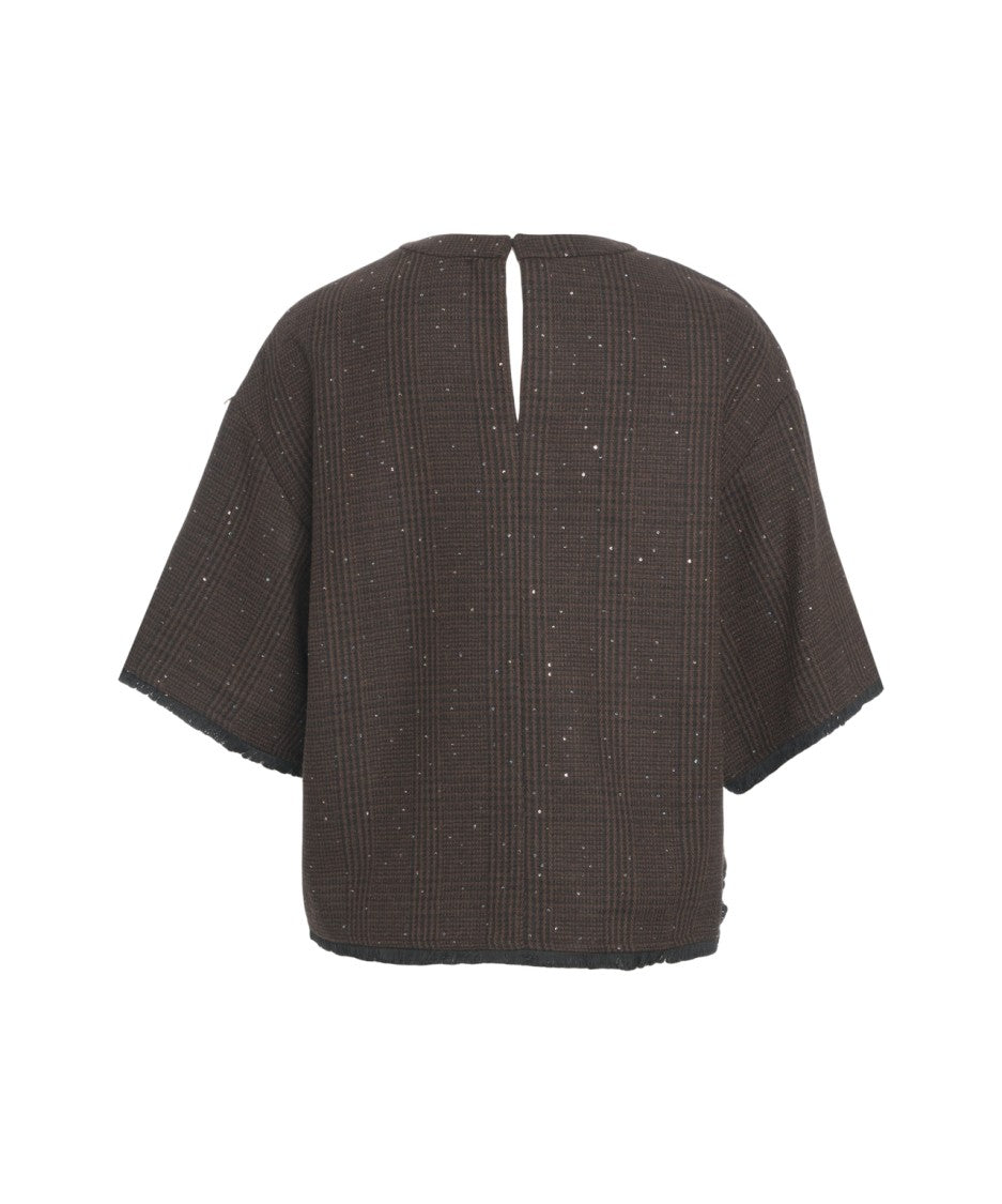 Kaos Sequined Knit Top