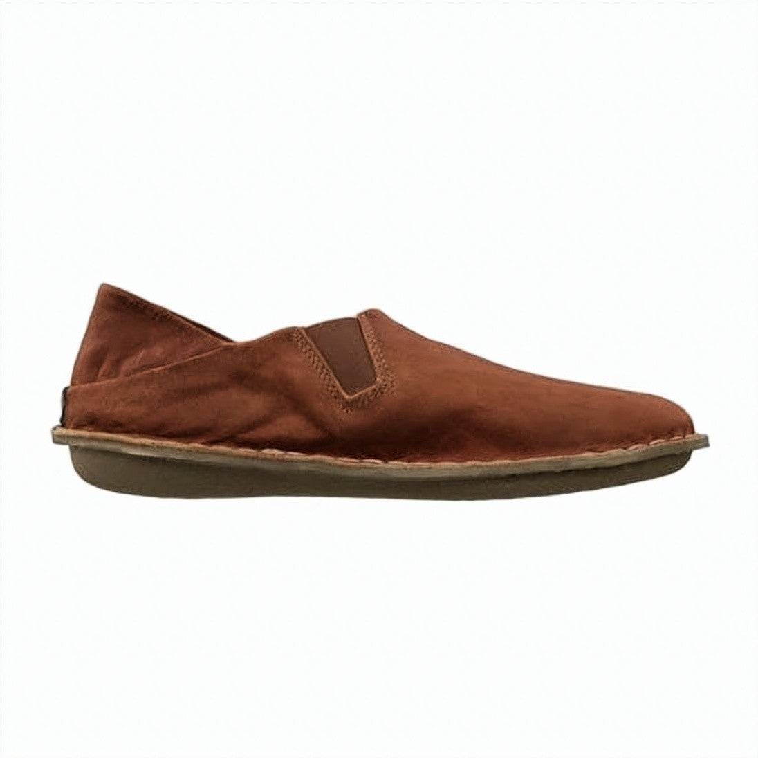 Other Brands Brown Slip-On Loafers With Rubber Sole