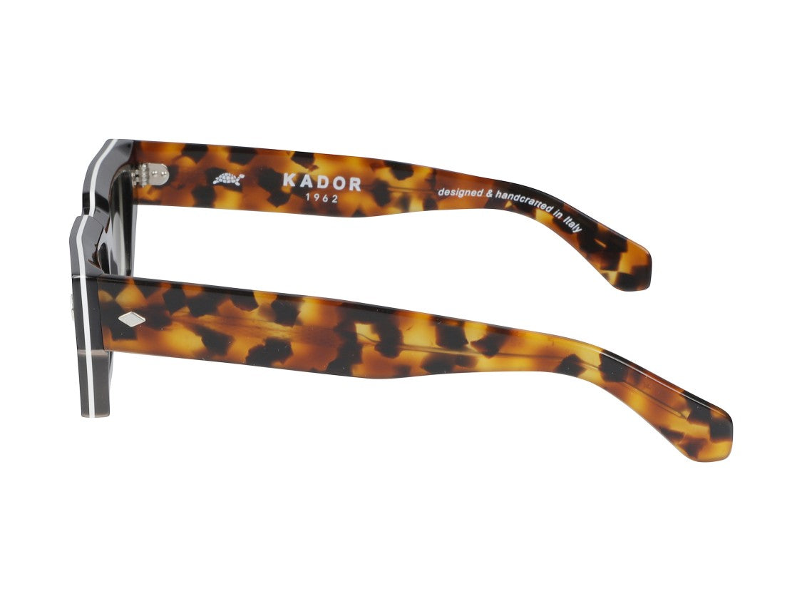 Kador Disko Tortoiseshell Oversized Square Sunglasses