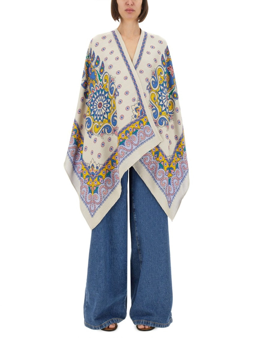 Etro Paisley Pattern Cape