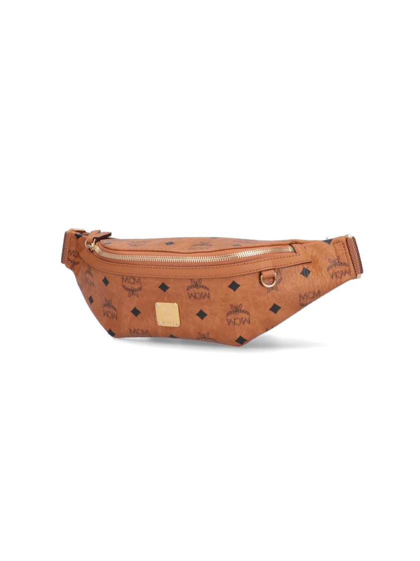 Mcm "Fursten" Small Bum Bag, In Brown "Visetos"
