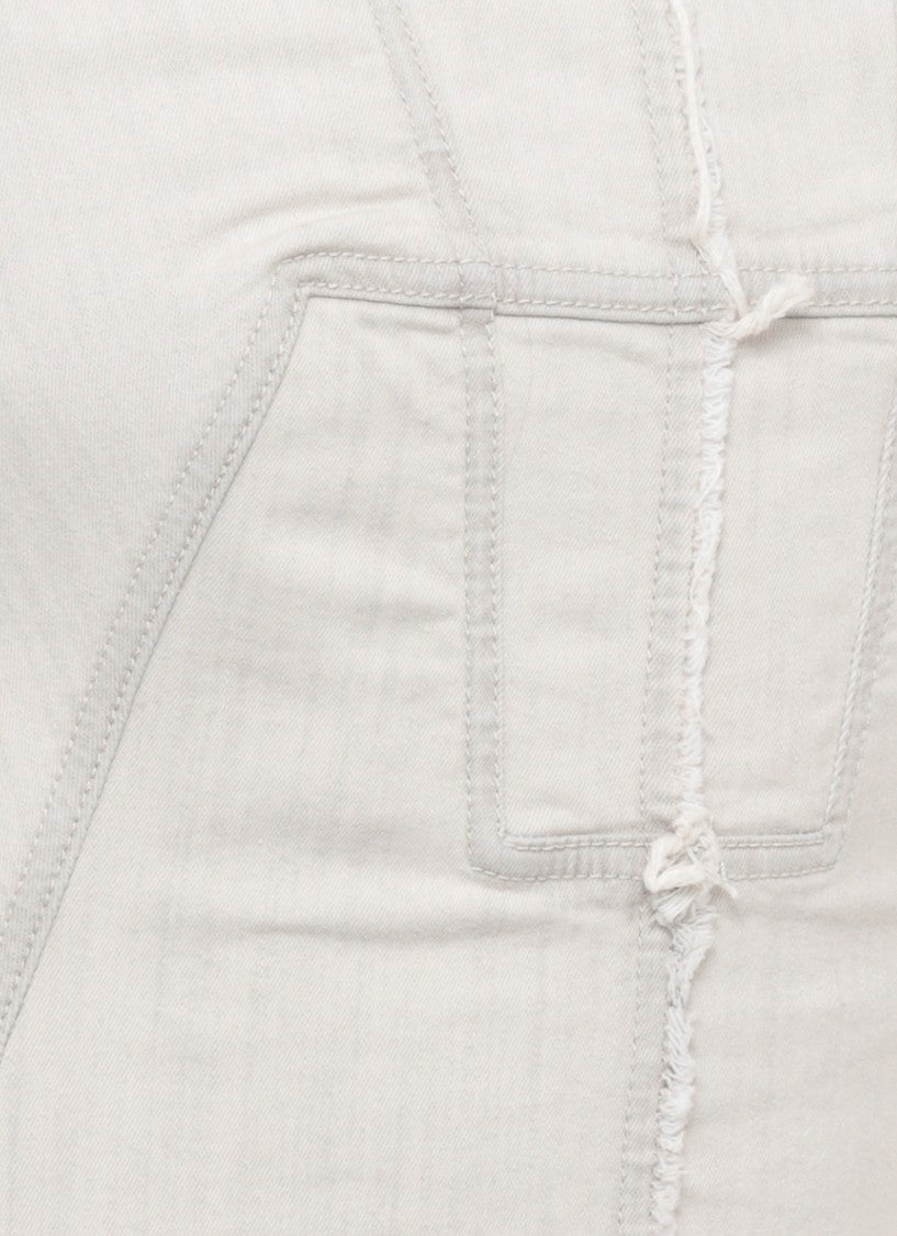 Drkshdw By Rick Owens Grey Bustinier Zip Tank Top