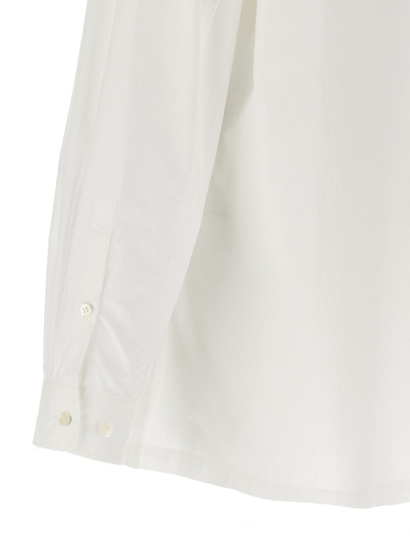 Undercover Bead-Embellished Cotton Shirt With Jacquard Patch