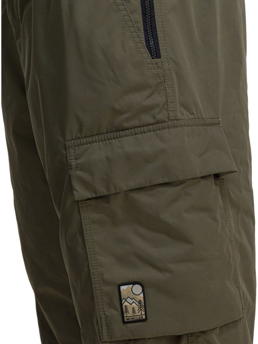 Moncler Grenoble Mid-Rise Utility Cargo Pants With Adjustable Waist