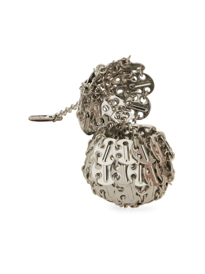 Rabanne Intricate Brass Keychain Charm