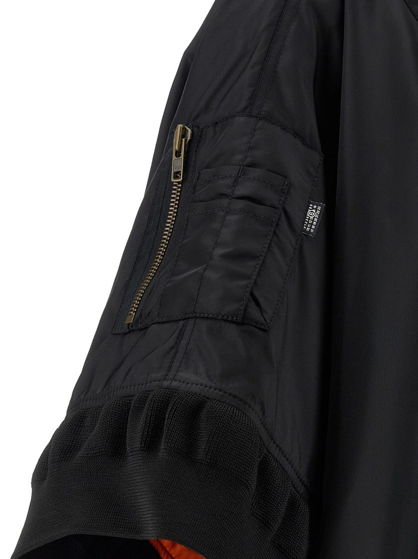 Mm6 By Maison Margiela 'Numeric Signature Mm6' Bomber Jacket