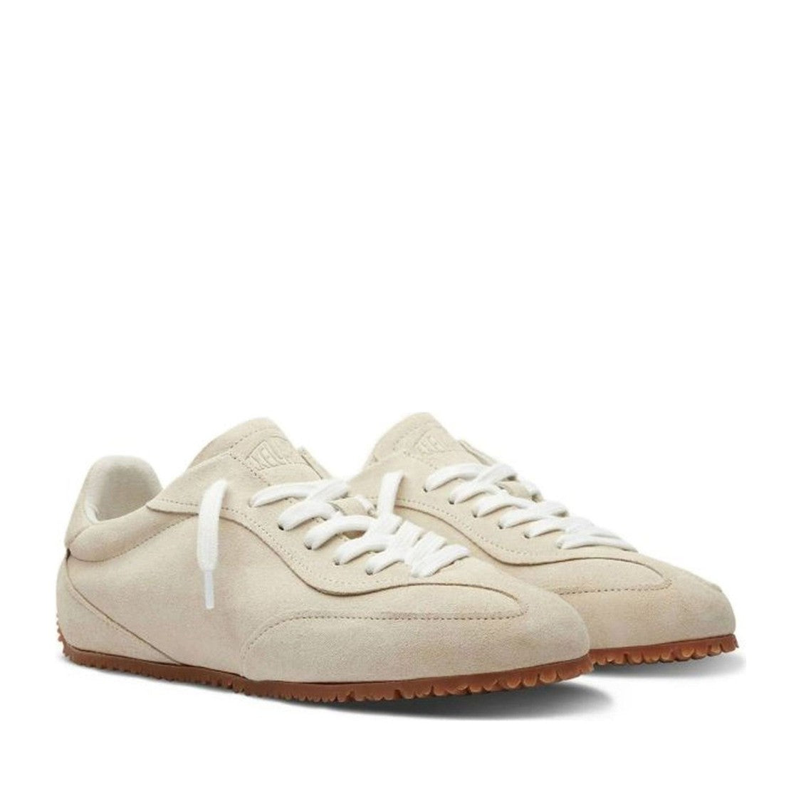 Axel Arigato Beige Daze Runner Minimalistic Suede Sneakers