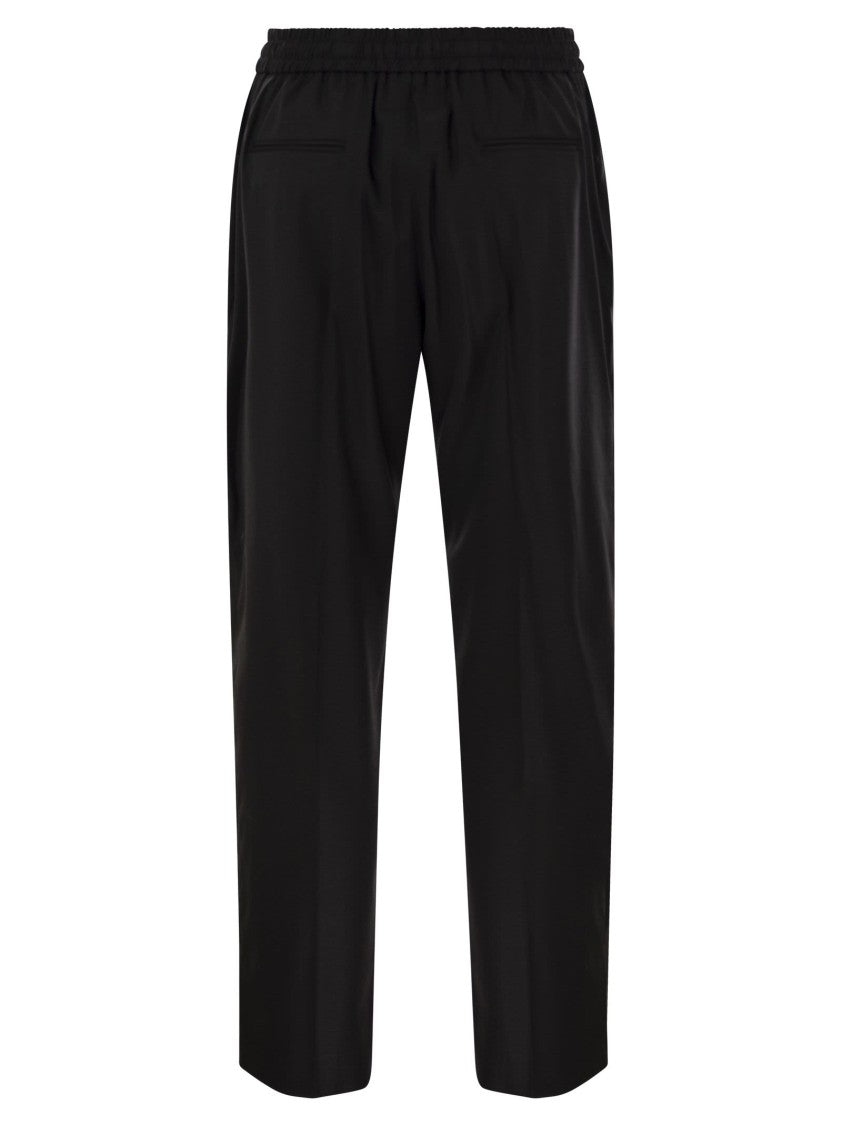 Pt Torino Erika - Fluid Wool Twill Pants