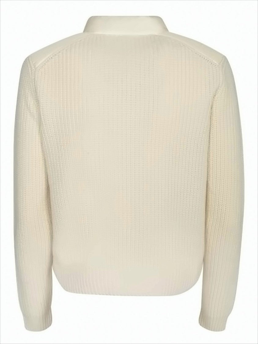 Moncler Padded Knit Front Moncler Jacket