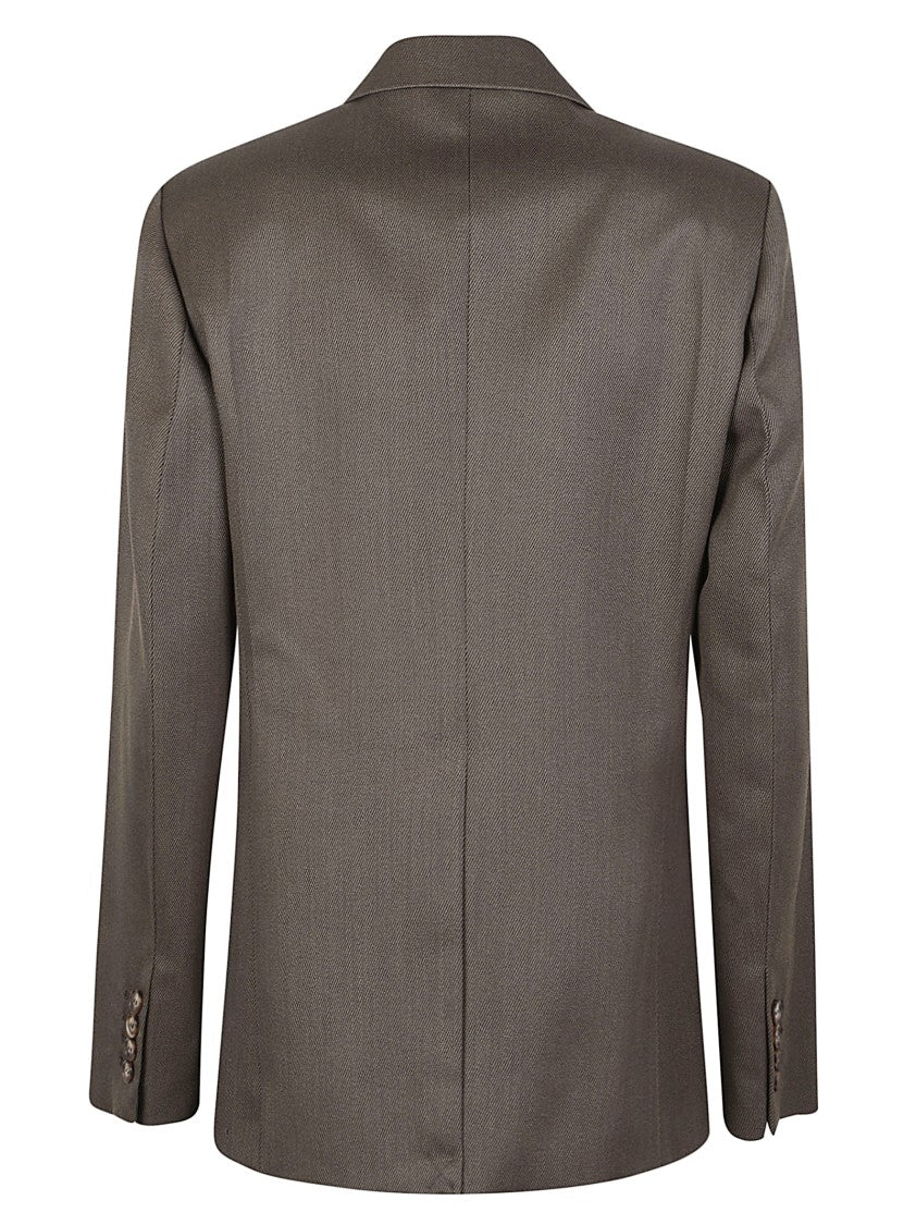Victoria Beckham Single-Breasted Virgin Wool Tailored Blazer