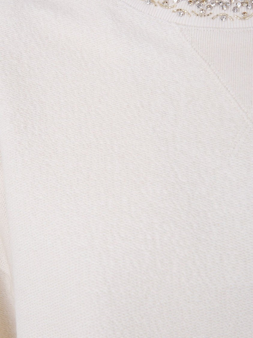 Golden Goose Cropped Crew Neck Sweatshirt