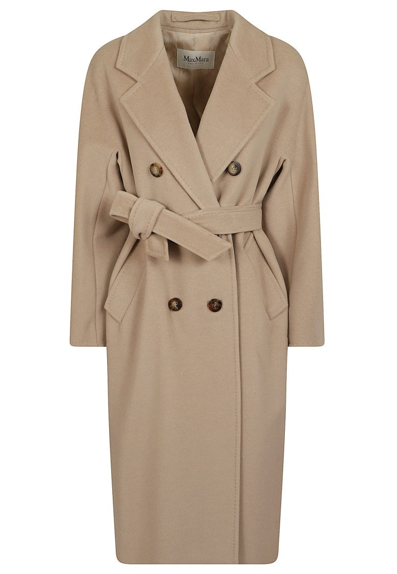 Max Mara Madame Double-Breasted Wool Cashmere Coat