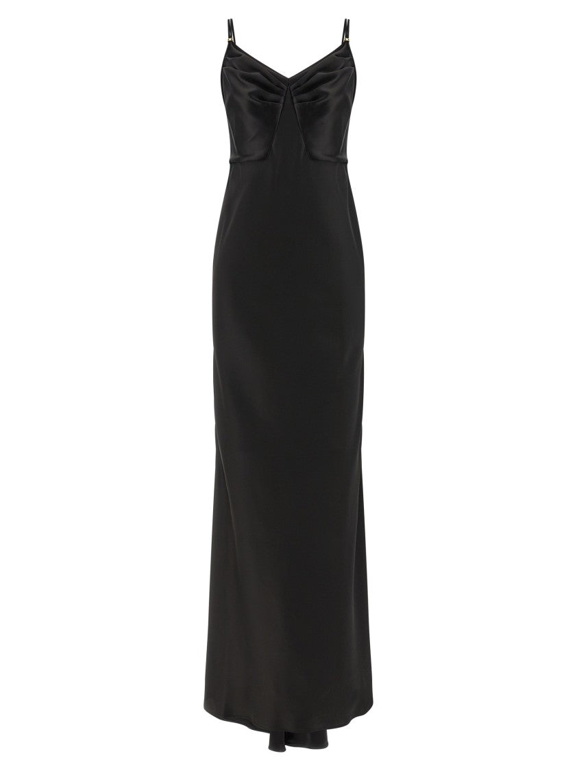 Elisabetta Franchi 'Red Carpet' Satin Dress