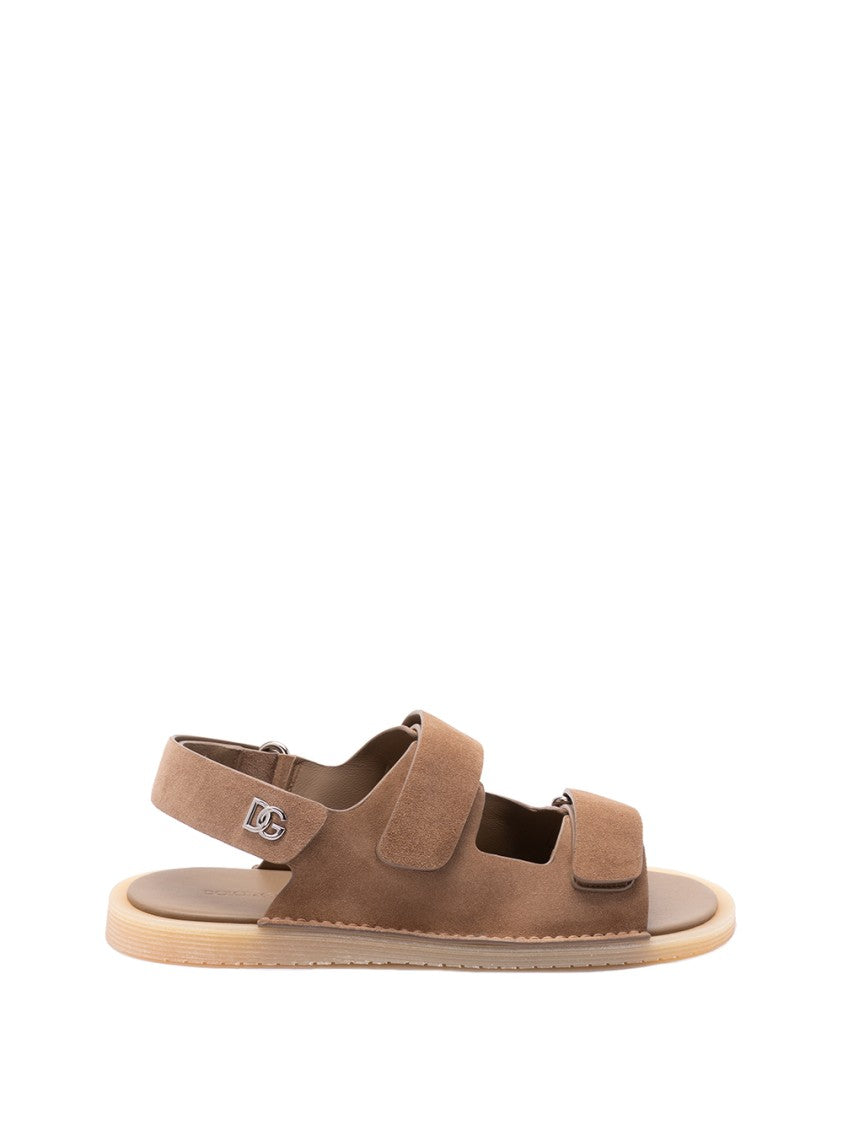 Dolce & Gabbana Refined Brown Calf Leather Sandals