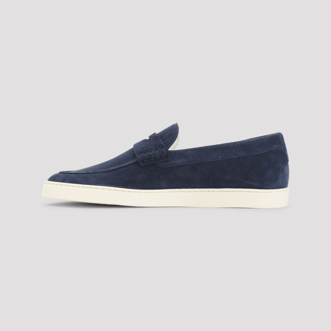 Brunello Cucinelli Deep Navy Suede Loafer