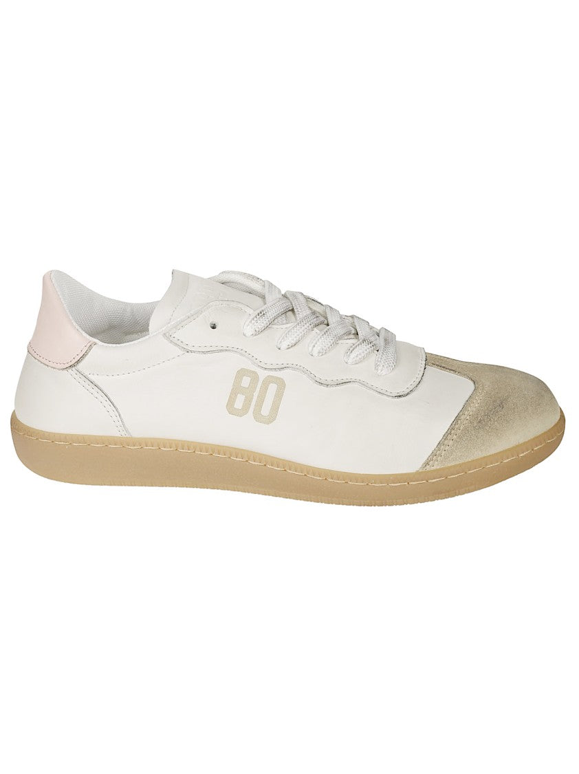Be980 Pink Spoiler White Sneakers