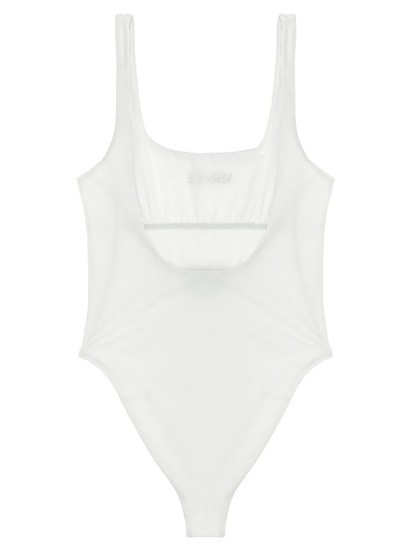 Versace ' Logo' One-Piece Swimsuit