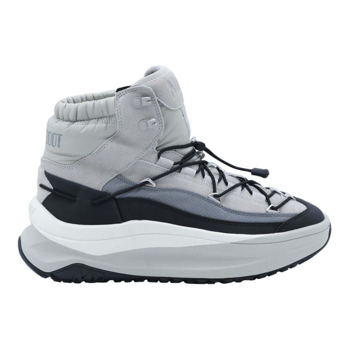 Moon Boot Padded Collar Sculpted Sole High-Top Boots