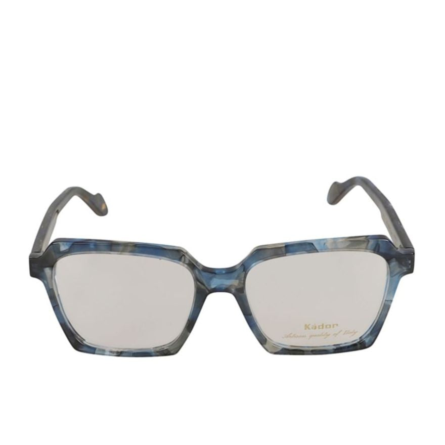 Kador Kallima Light Geometric Square Frame Sunglasses With Marbled Design