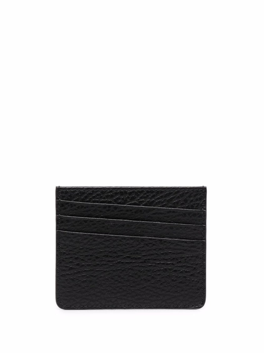 Maison Margiela Brown Textured Bovine Leather Cardholder Wallet