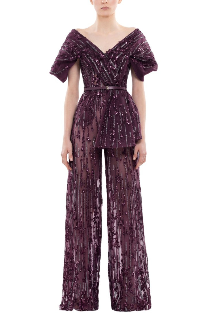 Saiid Kobeisy Embroidered Jumpsuit