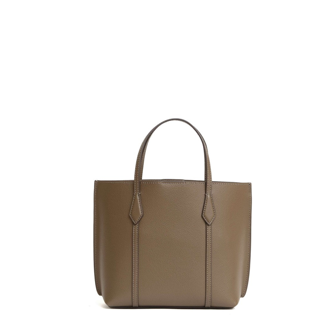 Tory Burch Structured Beige Small Tote With Removable Clutch