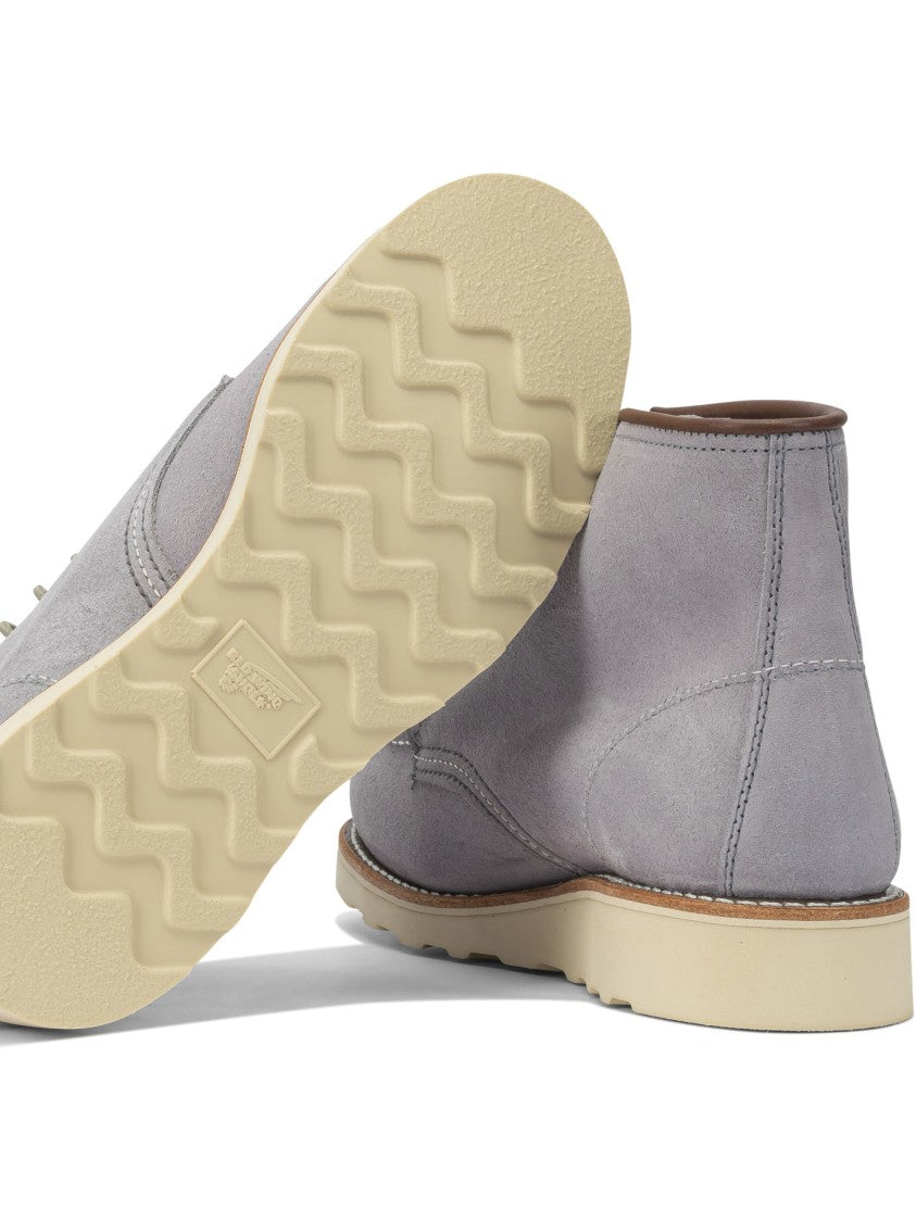 Red Wing 6'' Moc Toe 3300 Dusty Lavender Abilene Lace-Up Ankle Boots