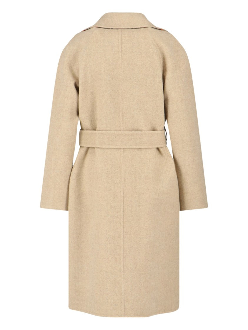 Burberry Reversible Wool Coat – Beige