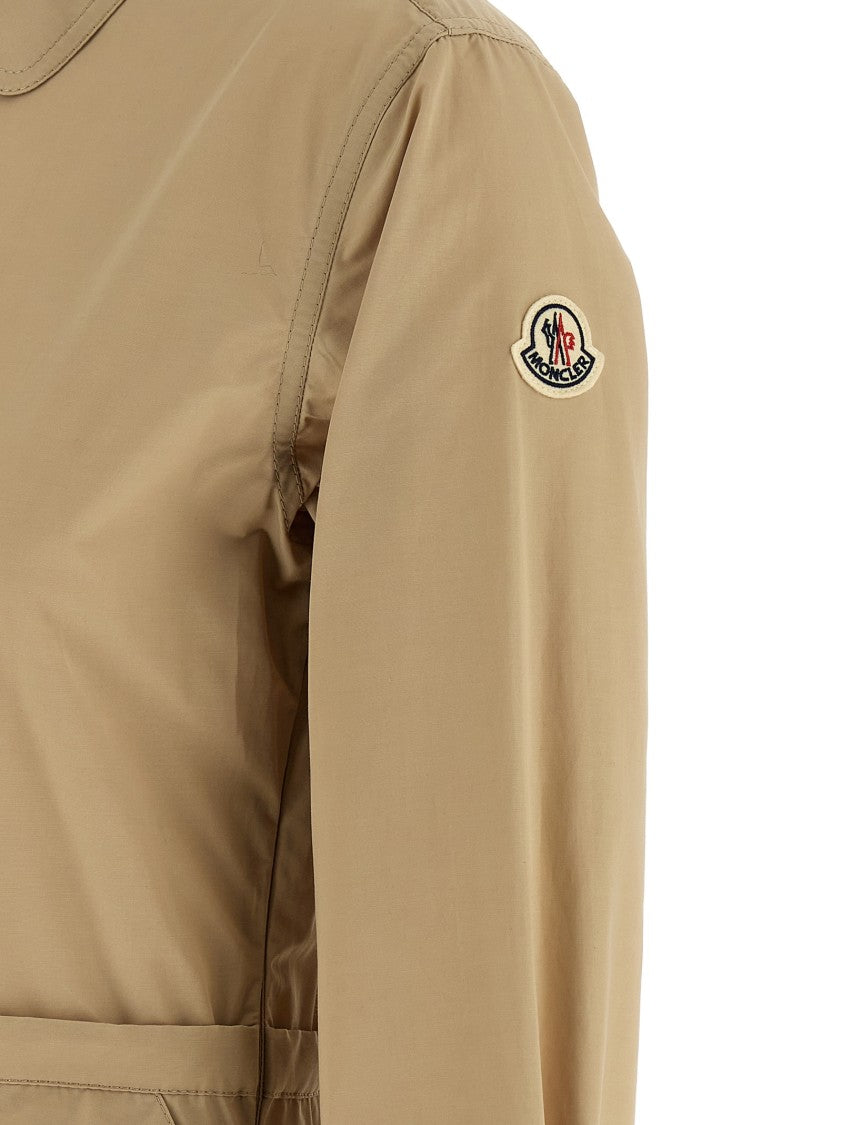 Moncler Structured Midi Dress With Hourglass Silhouette