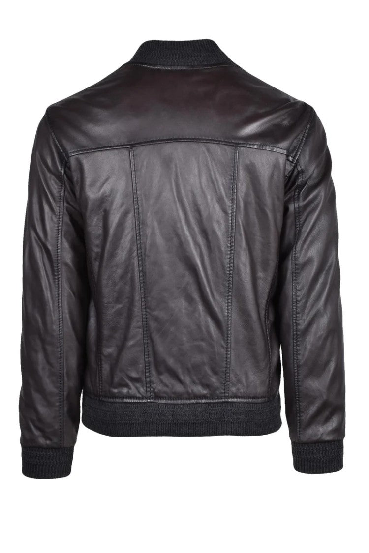 The Jack Leathers Leather Jacket - Brown