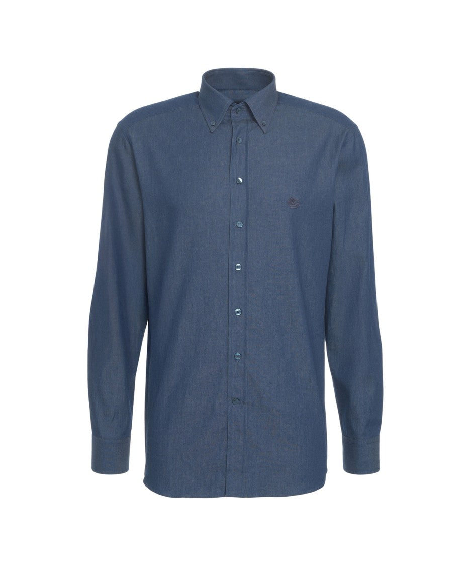 Etro Classic Blue Button-Down Shirt