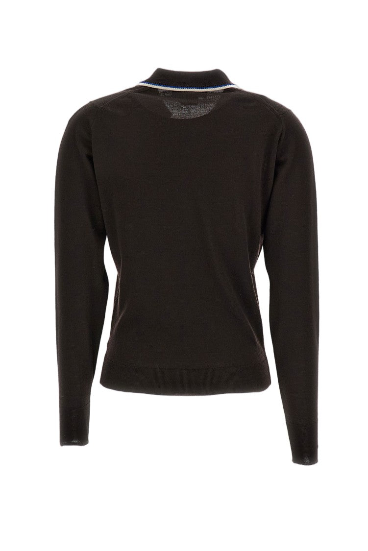 Wales Bonner Brown Wales Bonner Polo Shirt