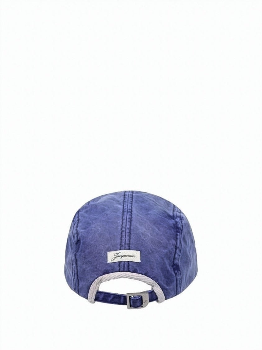 Jacquemus Washed Cotton Five-Panel Cap With Embroidered Logo