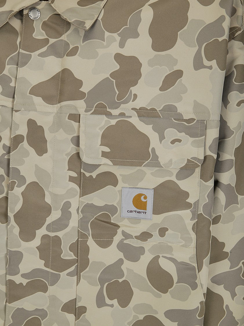 Carhartt Wip Front Kangaroo Pockets Collared Jacket