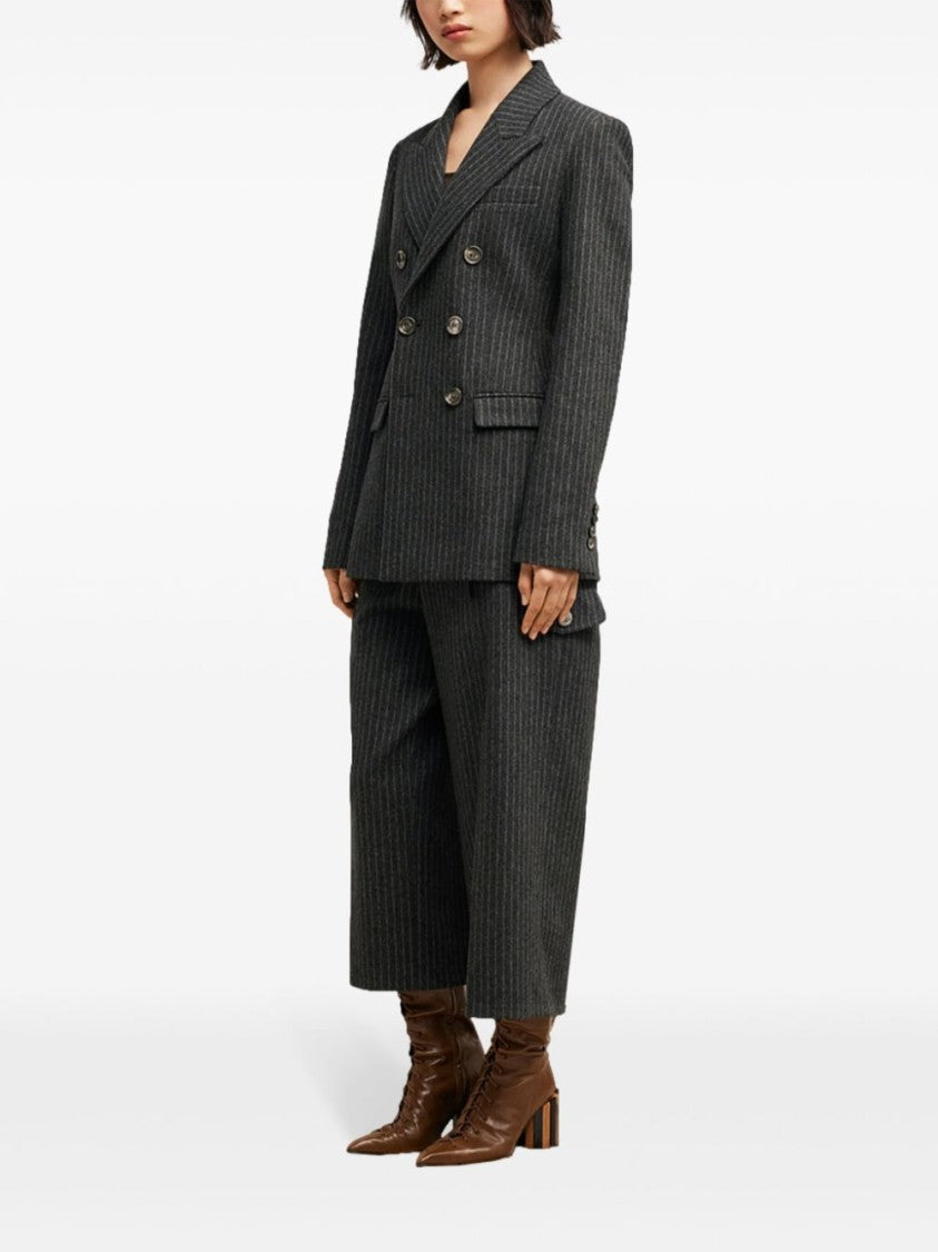 Ami Double Breasted Wool Coat