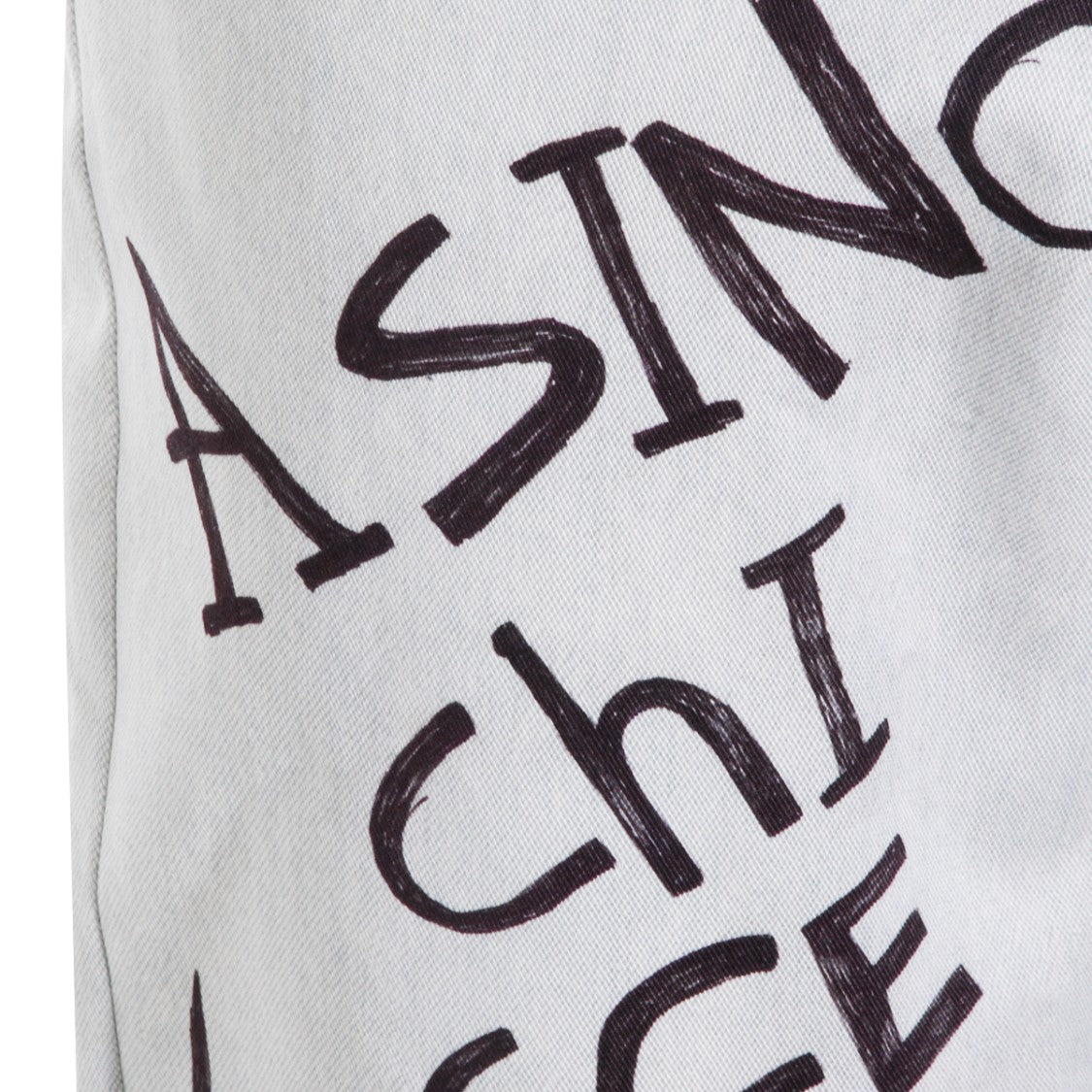 Moschino White Cotton Jeans