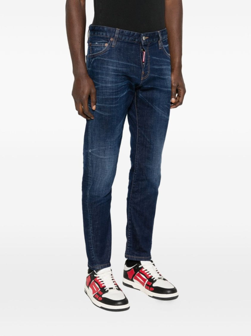 Dsquared2 Blue Classic Five-Pocket Denim Jeans