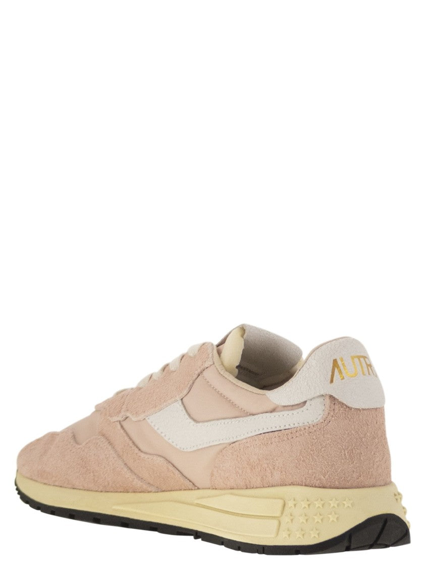 Autry Reelwind - Suede And Technical Textile Trainer