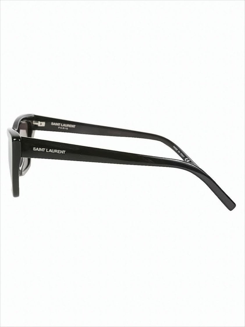 Saint Laurent Cat-Eye Acetate Sunglasses With Finish