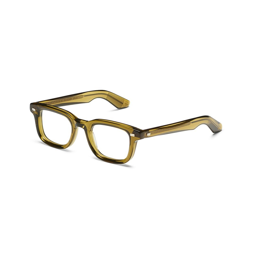 Moscot Olive Green Or-Klt-O Translucent Rectangular Eyeglasses