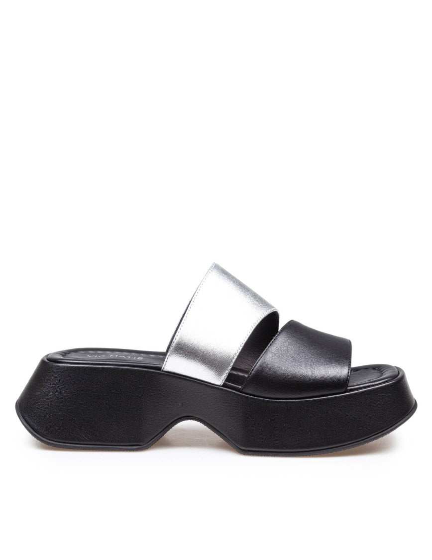 Vic Matié Mini Yoko Sandal With Two-Tone Nappa Upper