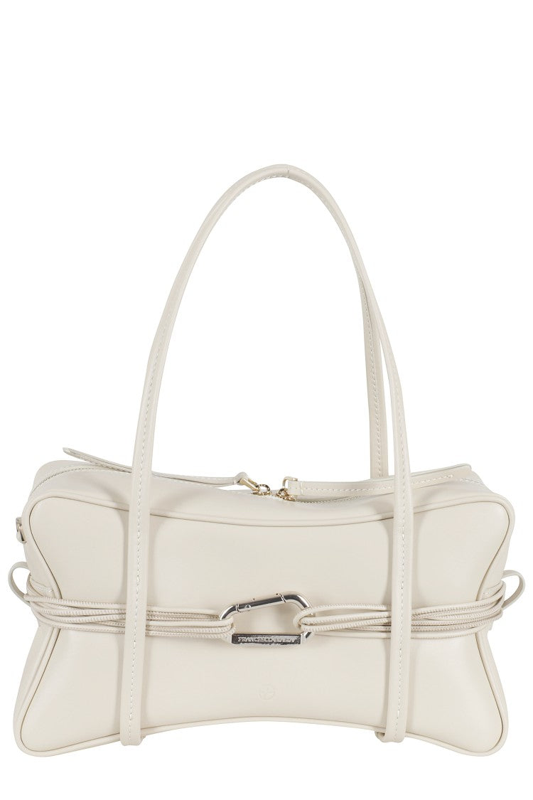 Biasia Cashmere Edwige 4Ever Snap-Hook Leather Handbag