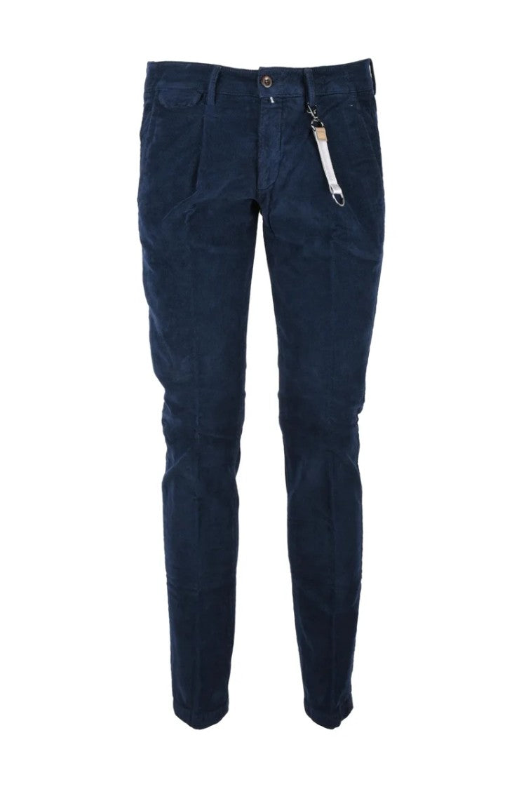 Exigo Cotton Stretch Trousers - Blue