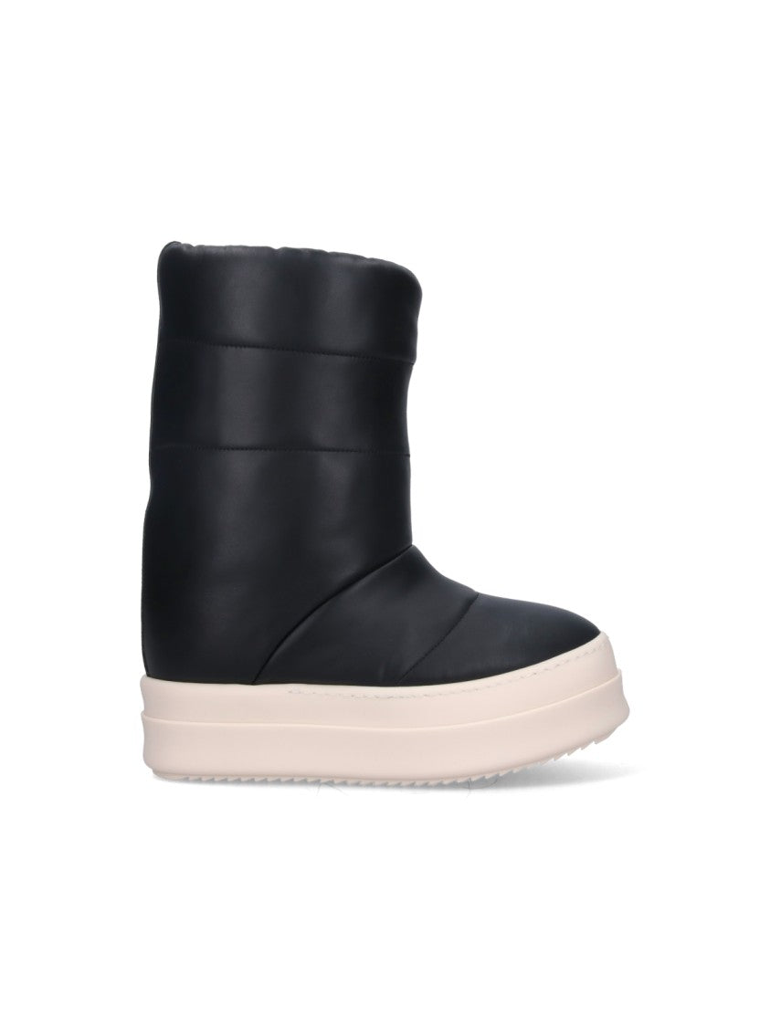 Rick Owens Puffer Sneak' Boots – Black