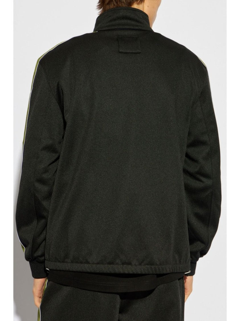 Lanvin Mock Neck Zip-Through Sweater