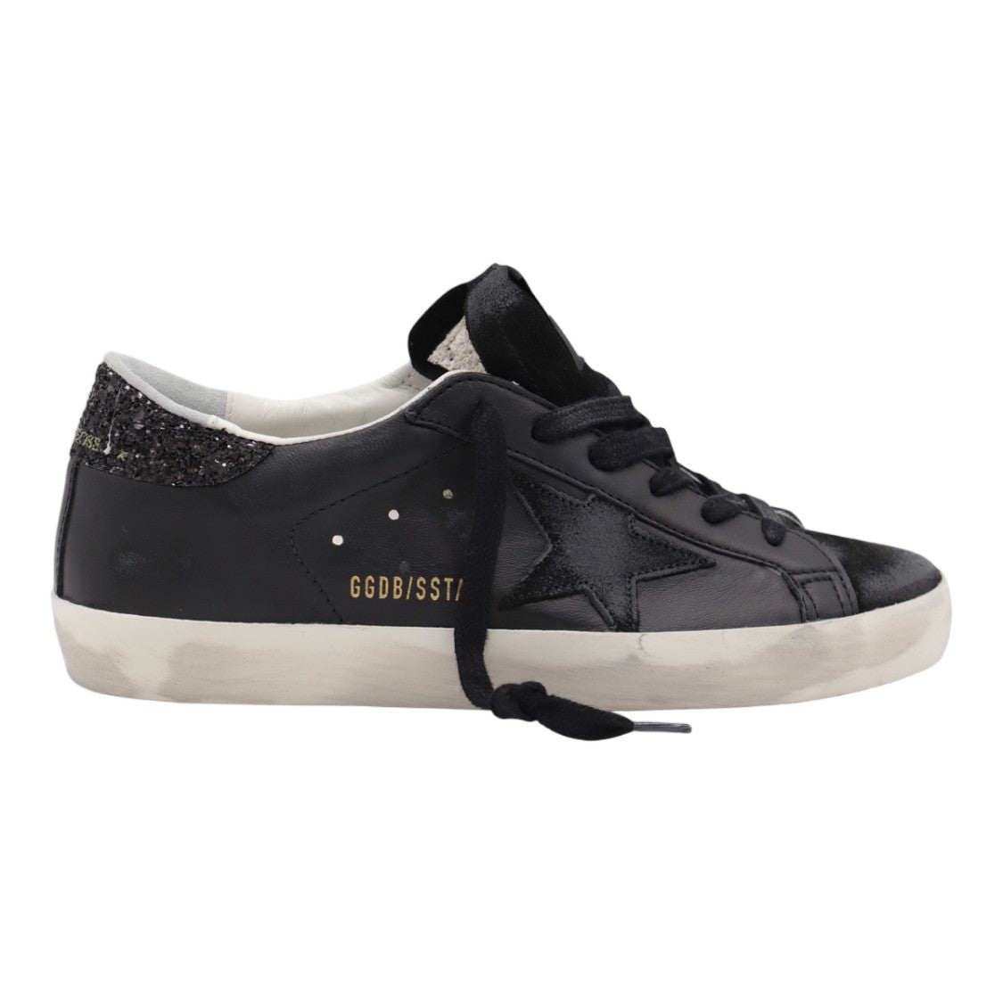 Golden Goose Low-Top Sneakers With Glitter Accents And Distressed Sole