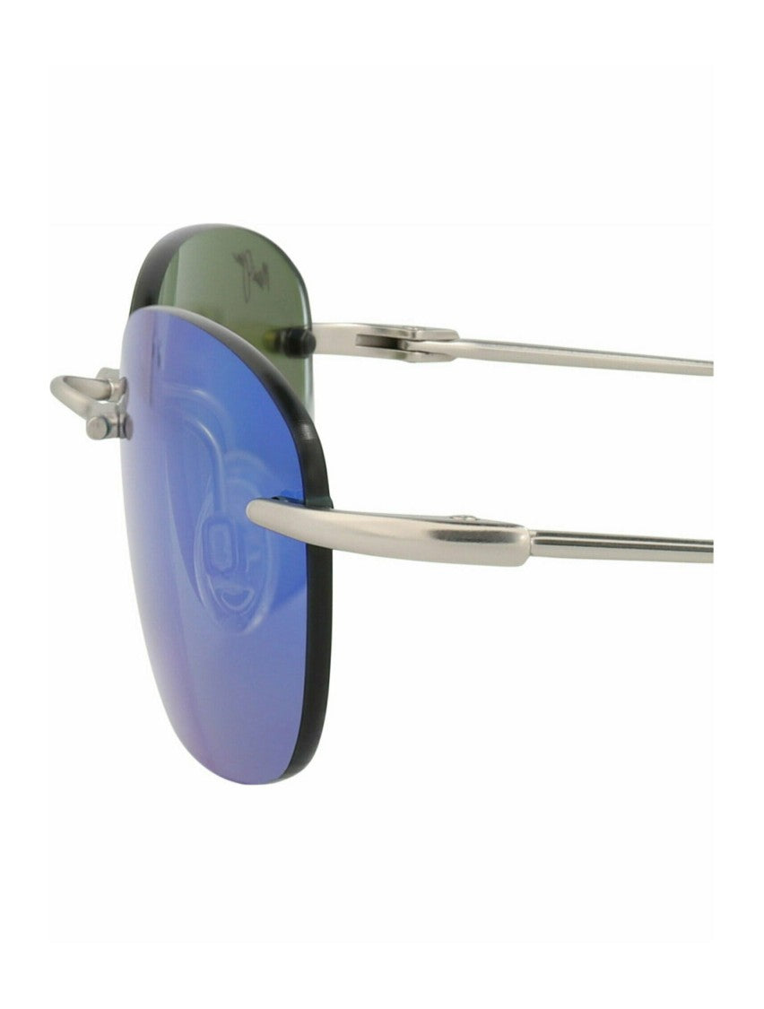 Maui Jim Round-Frame Memory Metal Sunglasses With Polarized Lenses