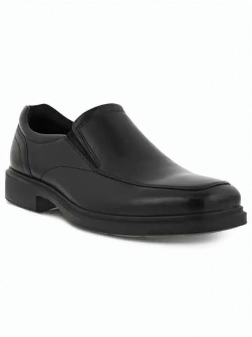 Ecco Smooth Leather Slip-On Loafers With Rounded Toe
