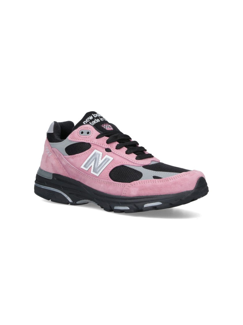 New Balance Pink Sneakers With Classic Lace-Up Design