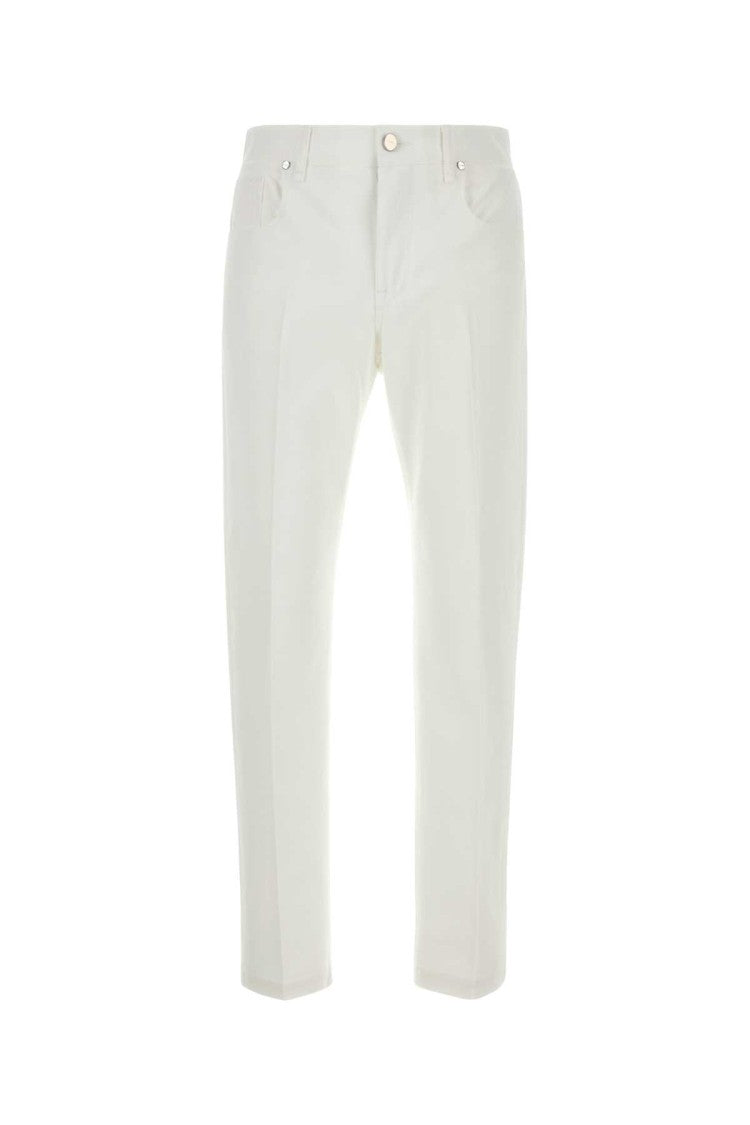 Fendi Jeans In Denim Bianco